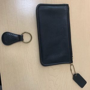 Coach Zipper Make Up Holder and Coach Keyring
